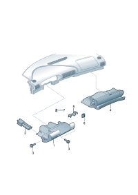 8K1863075A1DH-Glove box (Drivers seat) (agate ash)