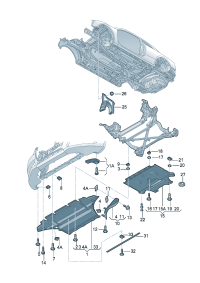 8K0863821AB-Insulator D -MJ 2011