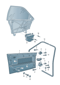 8D0831052C-Door assy-rr, lh