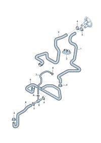 8E1265373K-Coolant hose