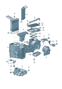 8D1819021B-BLOWER,INTERIOR-AUDI(A4/A5/Q5)
