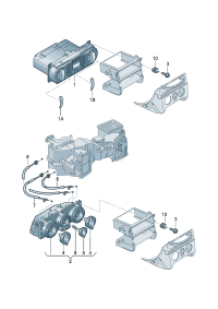 8N0820043A-Fresh air and heating Adjuster