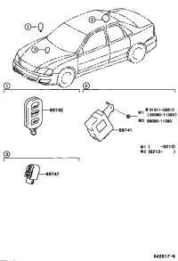 89742AC050-TRANSMITTER, DOOR CONTROL