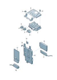 8R0907364C-Damper, electronic control Cont unit  Note OT-instructions:   D-04.01.2010