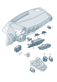 8S1925301C-Switch assy-multi control