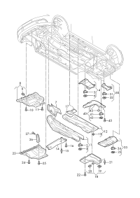 5Q0825721D-Insulator, heat