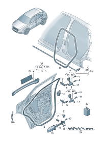 8UD833051-Door assy-rr, lh Location for common use:  D  -07.07.2014