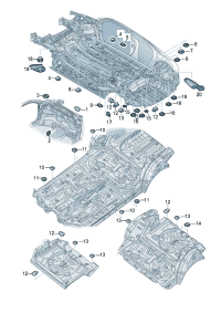 8V0804631B-Mount B For jack support