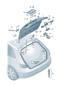 8VD827025A-Cover, rr. hatch