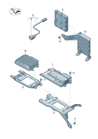 8W0035223B-Audio system amplifier
