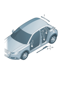 8X4853378AGRU-Baffle C- pillar