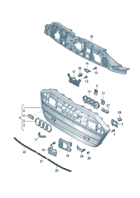 4K88532513Q7-Garnish assy