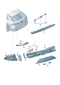 4M8945069B-LED taillight