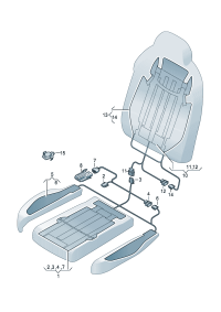 4N0963555B-Heating element-seat