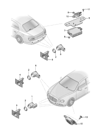 4W0919485-Bracket, Sensor, mileage