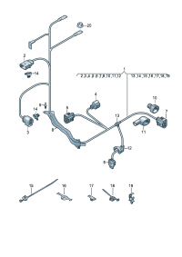 5Q1971111BA-Harness, for electronic control Booster-power steering