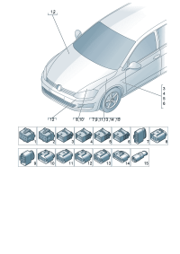 5G0971051-Harness-chamber Harness, engine room