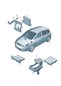 5K0937087AKZ3N-Comfortable/portable system And o/c unit (BCM)  Can also be used for: (comfortable/portable sy