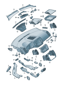 5M0819403B9B9-Deflector no.1