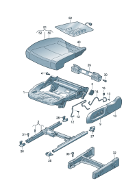 5M0881317B82V-Garnish assy-seat tray (ti black)