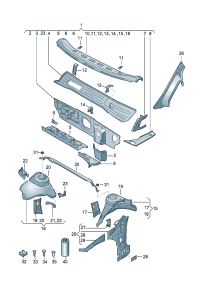 5G0802483D-Plate, w/sash