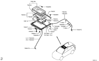 5850A269-GLASSASSY,SUNROOFLID