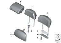 52207406046-Headrest standard leather