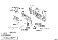 55140F4030-Plate assy-fender apron mtg, lh