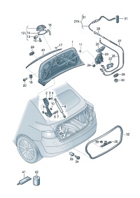 5K7827025F-Cover, rr. hatch