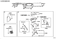 554350R060-Cover, instrument cluster instrument, no.1
