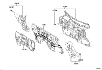552100R070-INSULATOR ASSY, DASH PANEL