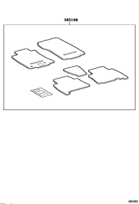 58510YYE90C0-Mat assy-floor