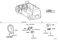 861601A210-SPEAKER ASSY, FRONT NO.1