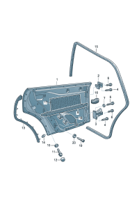 8D0833411C-Hinge door