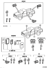 899040E091-TRANSMITTER SUB-ASSY, ELECTRICAL KEY