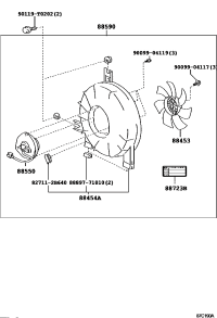 885900K030-BLOWER ASSY, W/SHROUD