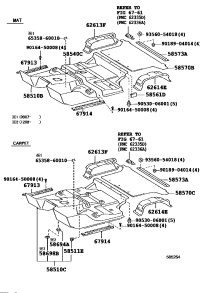 5851060U20E0-MAT ASSY, FLOOR, FR