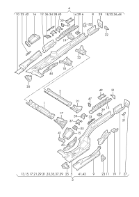 L3QF803119-REINF ASSY-RAD CORE UPR