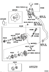 044460K010-GASKET KIT, POWER STEERING PUMP
