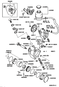 0444620031-GASKET KIT, POWER STEERING PUMP