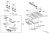 5872308010-Cushion, engine service cover