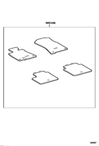 58510YY530C0-Mat assy-floor