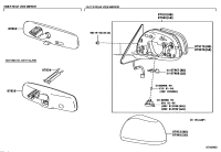 8791048221-MIRROR ASSY, OUTER REAR VIEW, RH