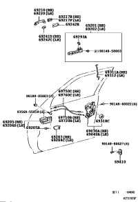 6903033221-LOCK ASSY FR DOOR