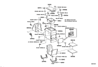 5895190K00B0-DOOR SUB-ASSY, CONSOLE COMPARTMENT