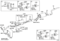 174300P610-PIPE ASSY, EXHAUST, TAIL