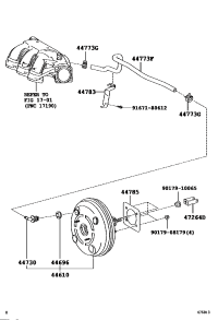 4461042321-BOOSTER ASSY-BRAKE