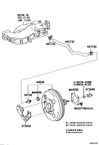 446100K810-BOOSTER ASSY-BRAKE