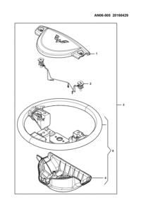 24526662-WHEEL ASSY-STEERING