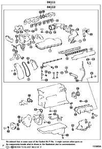 0411117330-GASKET KIT ENGINE O